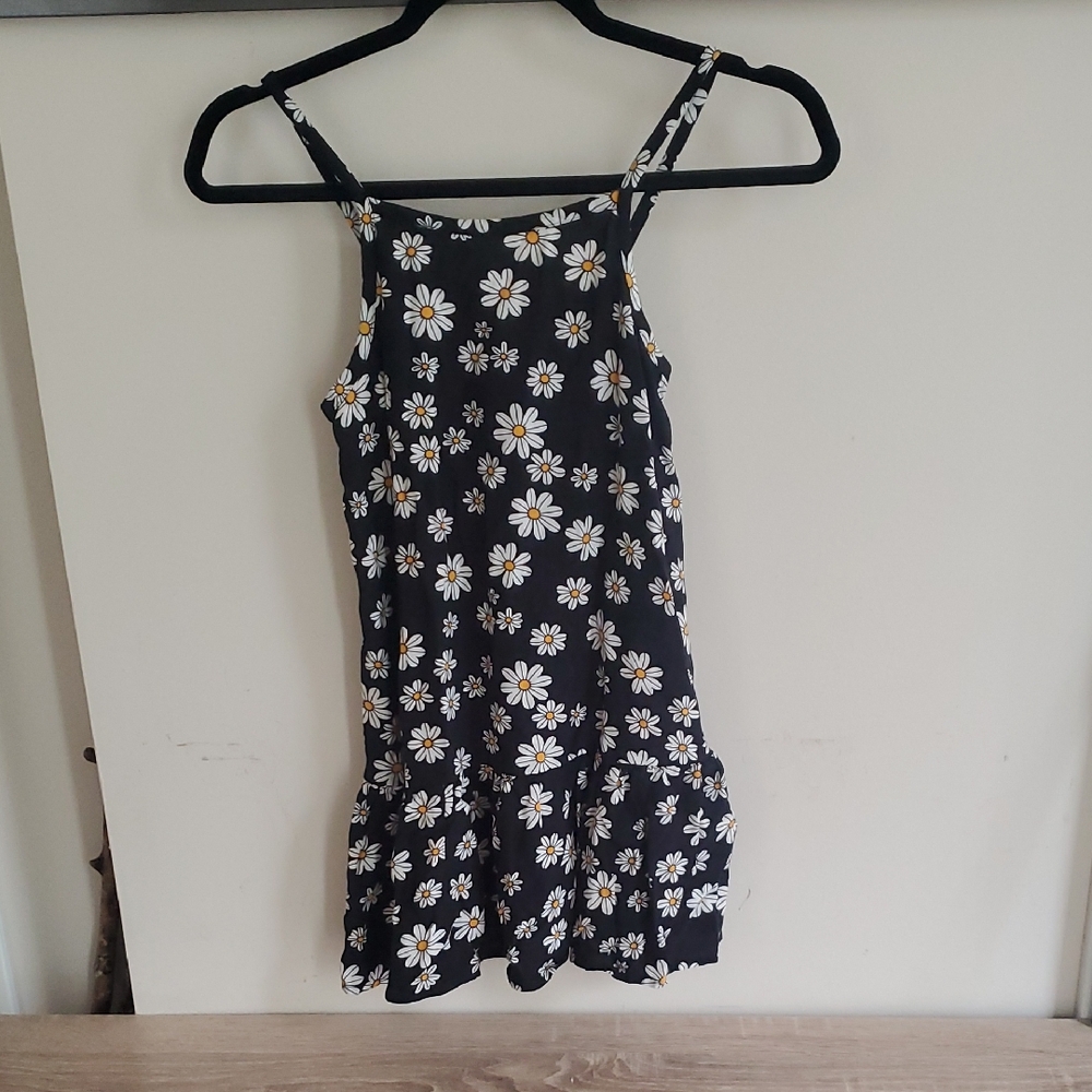 Jumping Beans Black and White Daisy Dress